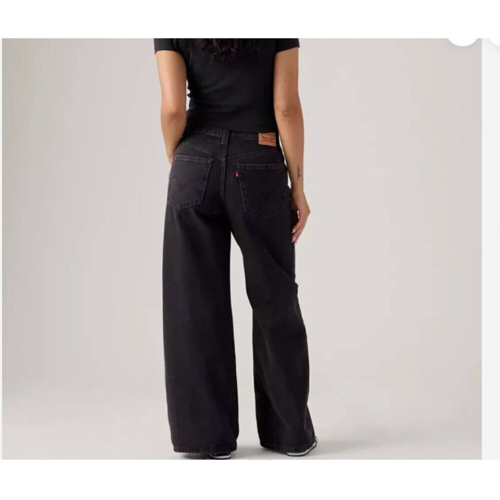 NEW Levi’s ’94 Baggy Wide Leg Jeans Women’s 24x31 Vintage Insprired Black k1048 - Picture 4 of 12